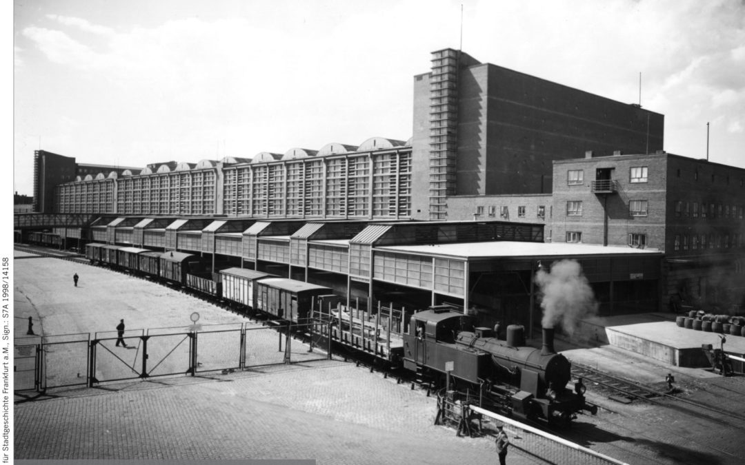 Großmarkthalle von Südosten, zirka 1930